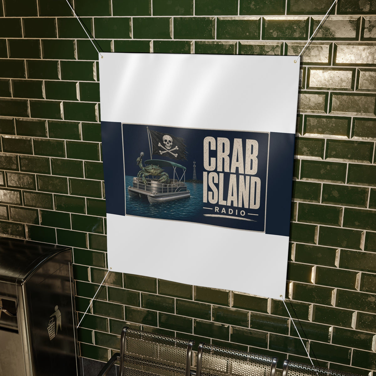 Matte Banner – Pirate Crab