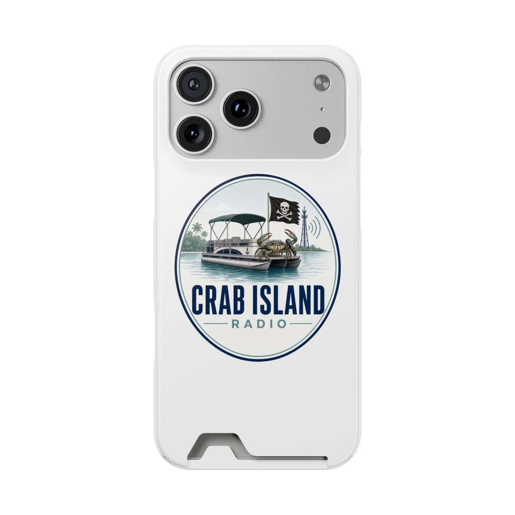 Phone Case With Card Holder – Crab Island Radio