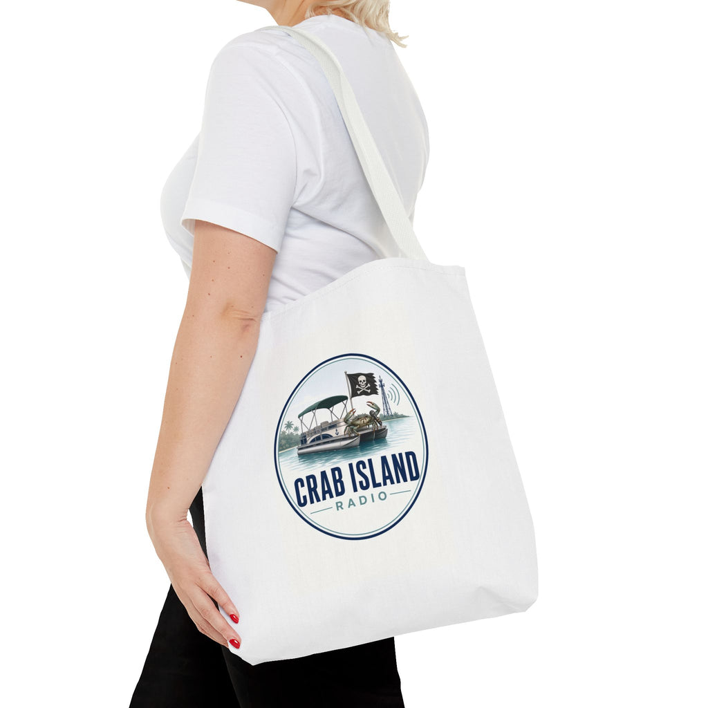 Tote Bag (AOP) – Crab Island Radio