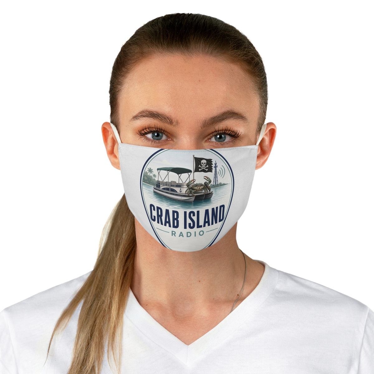 Fabric Face Mask – Crab Island Radio