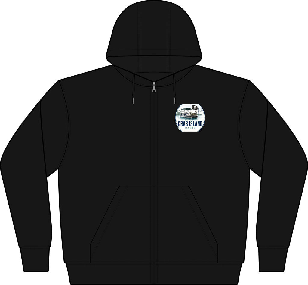Women's PosiCharge Tri-Blend Wicking Fleece Full-Zip Hooded Jacket – Crab Island Radio