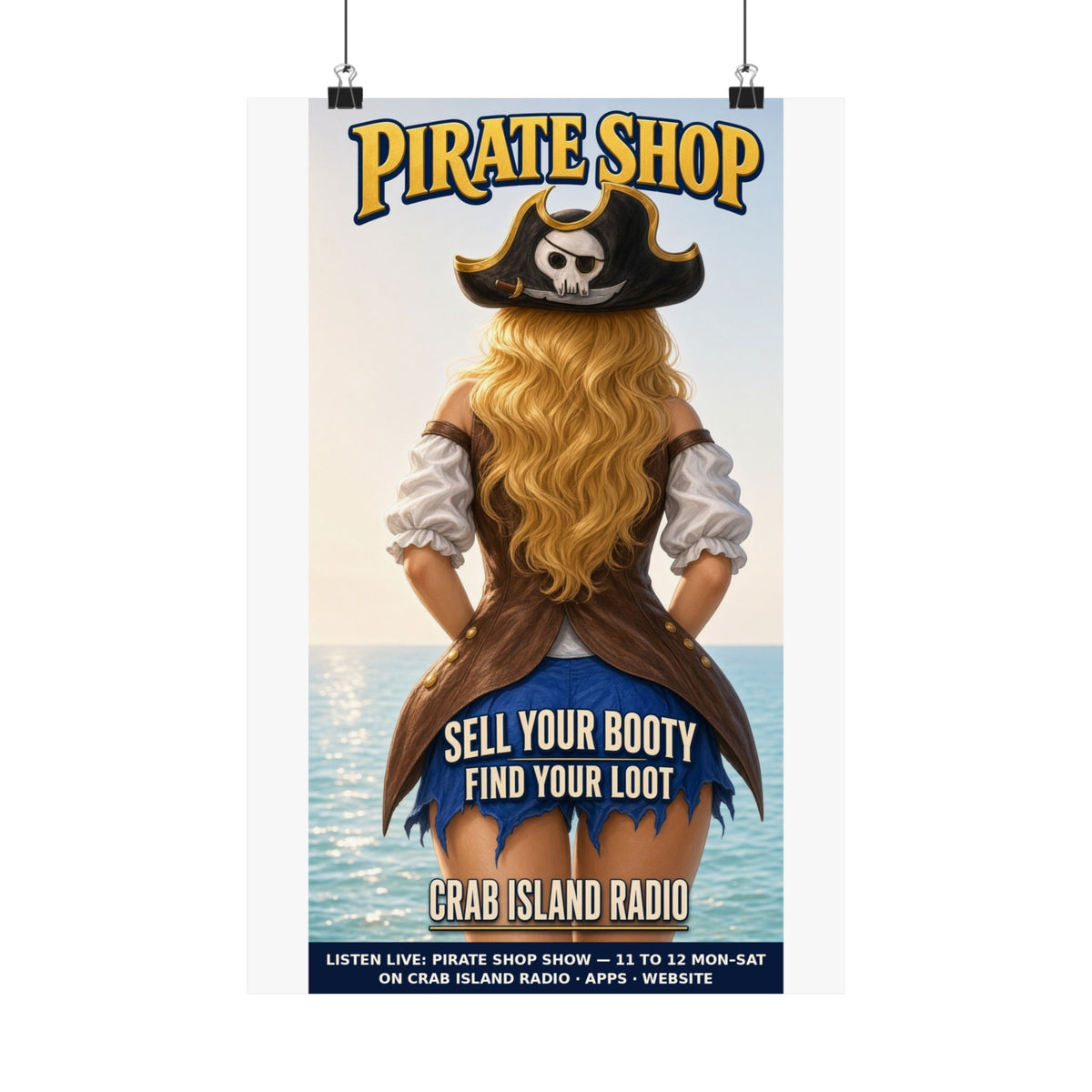Crab Island Radio Pirate Shop Show Poster