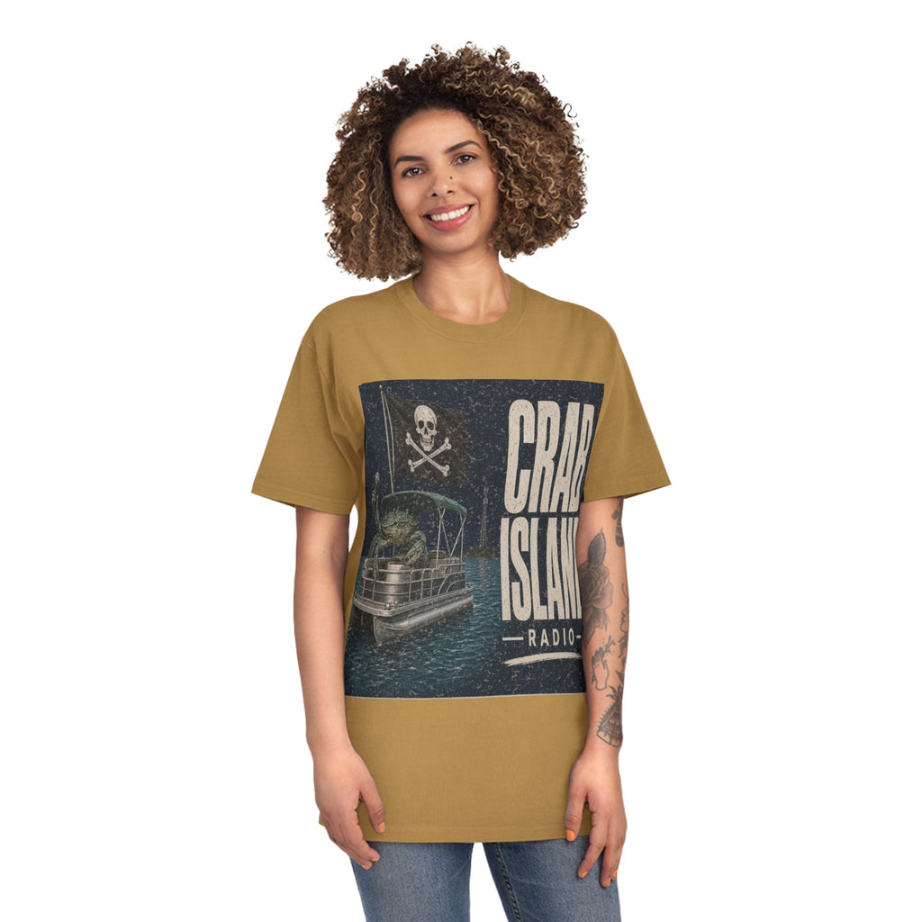 Unisex Faded Shirt – Pirate Crab
