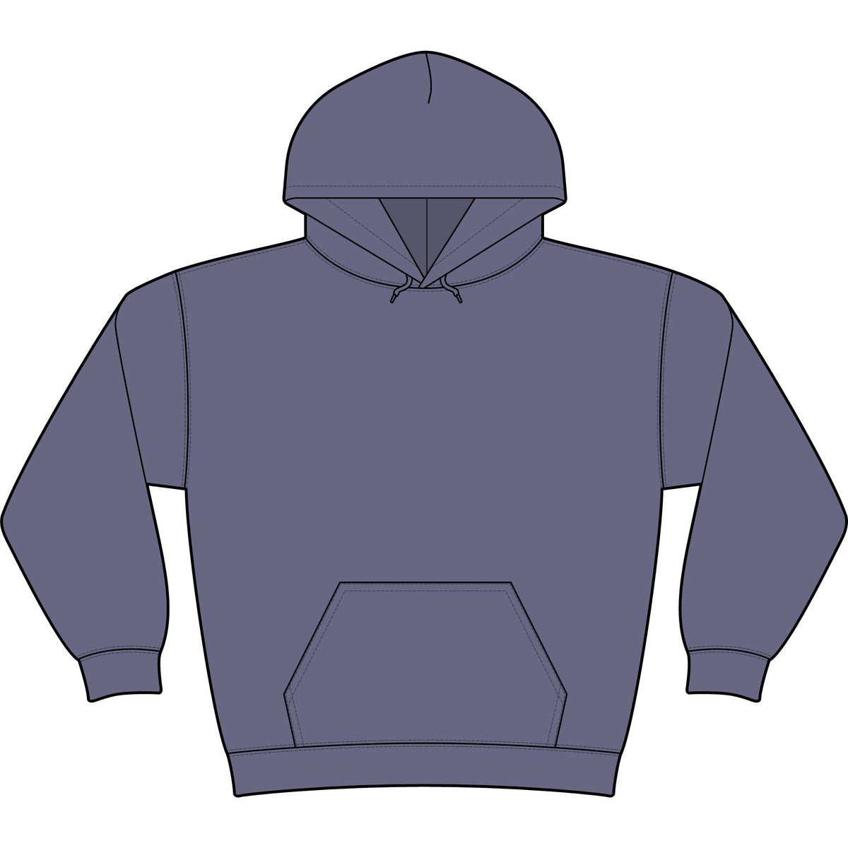 PosiCharge Tri-Blend Wicking Fleece Hooded Pullover – Pirate Crab