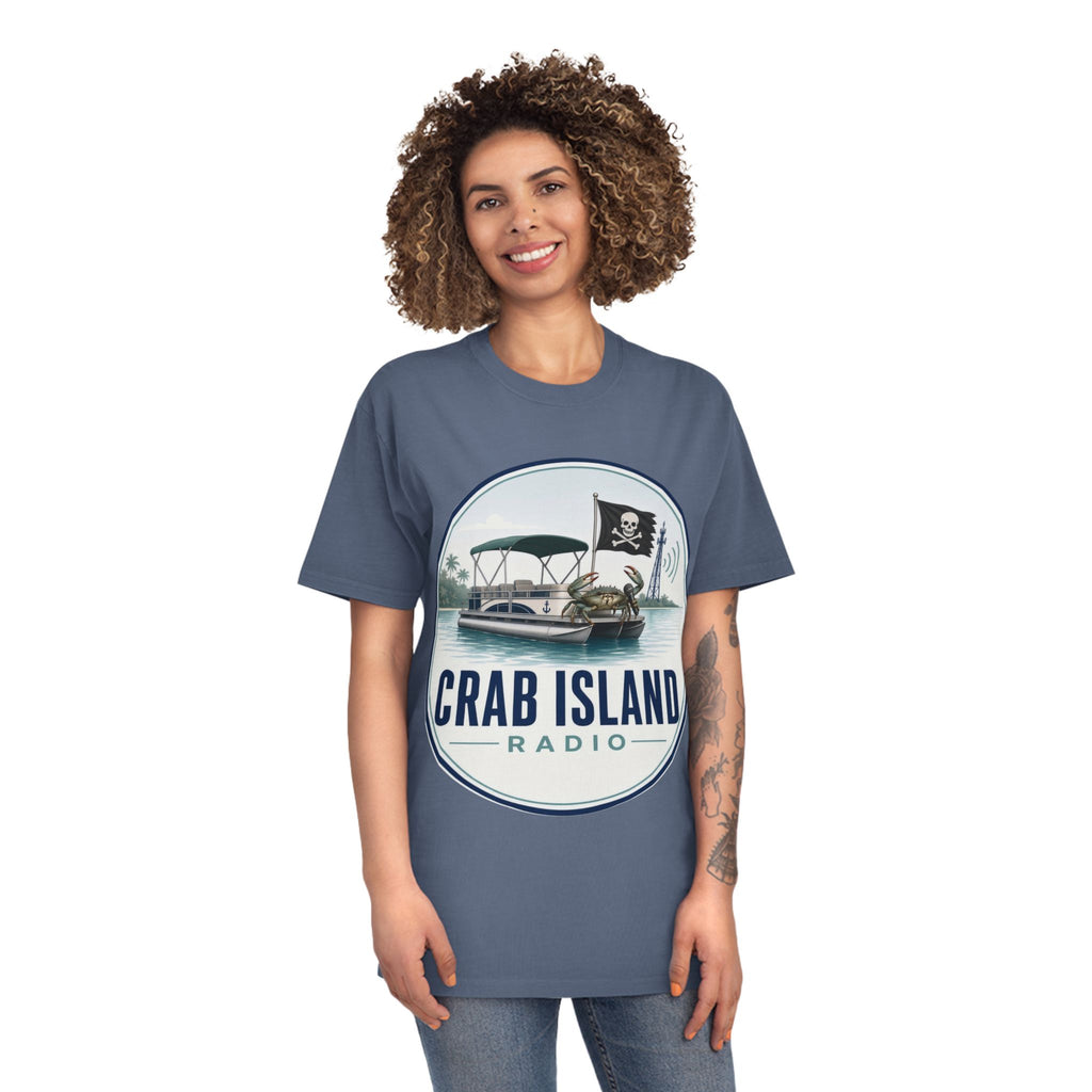 Unisex Faded Shirt – Crab Island Radio
