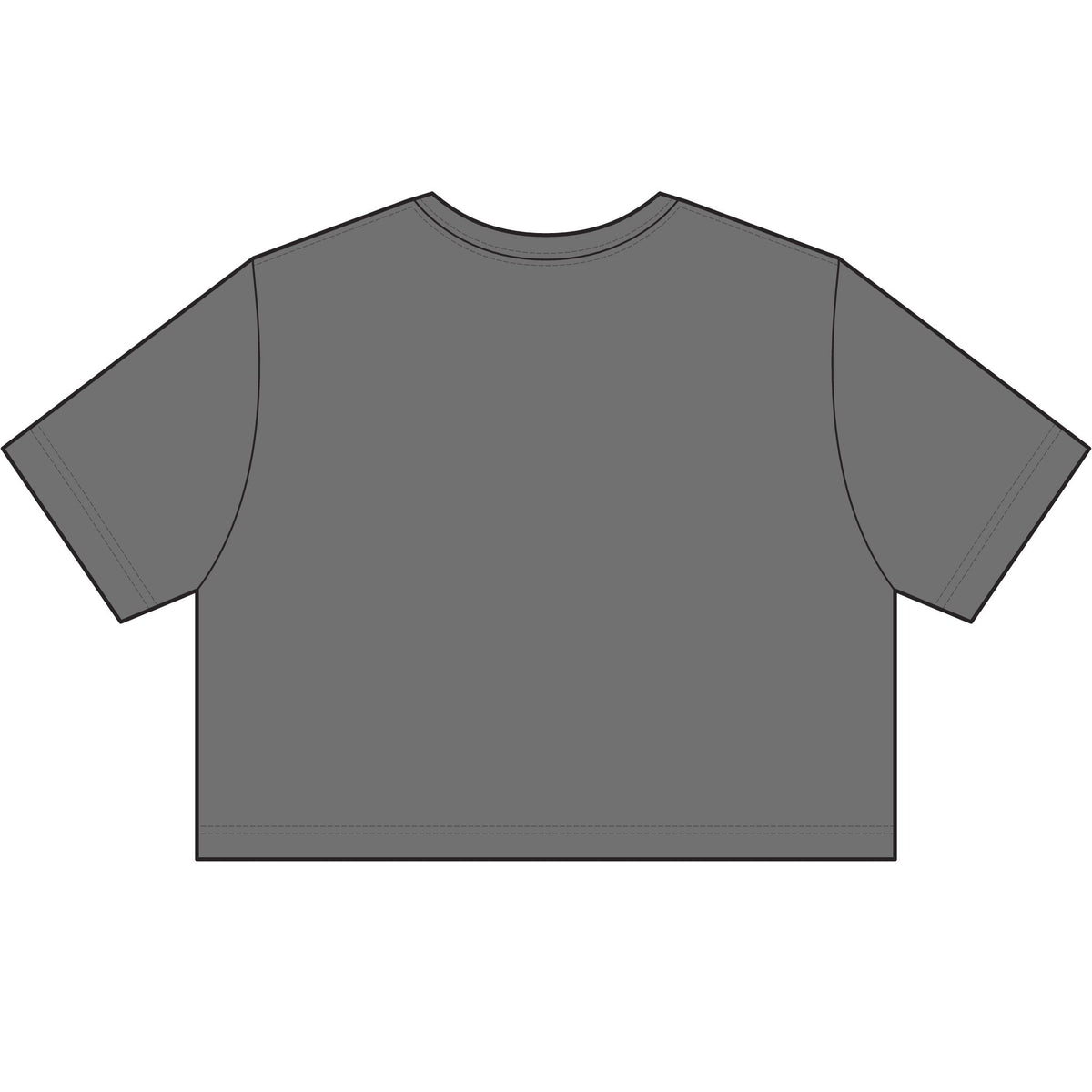 Women's Stone Wash Heavy Crop – Crab Island Radio
