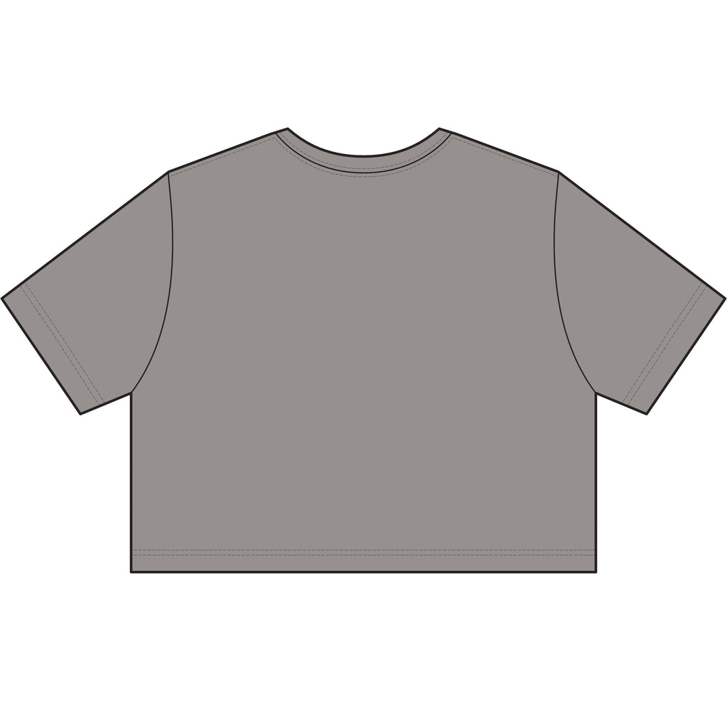 Women's Stone Wash Heavy Crop – Crab Island Radio