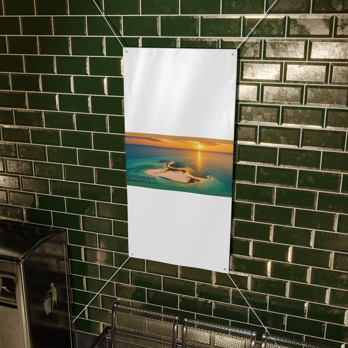Matte Banner – Island Sunset