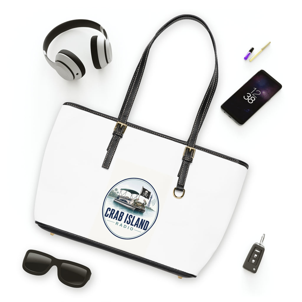 PU Leather Shoulder Bag – Crab Island Radio