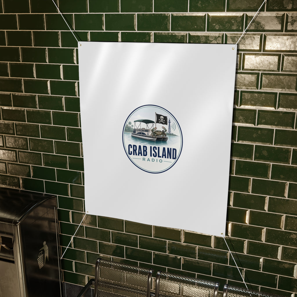 Matte Banner – Crab Island Radio