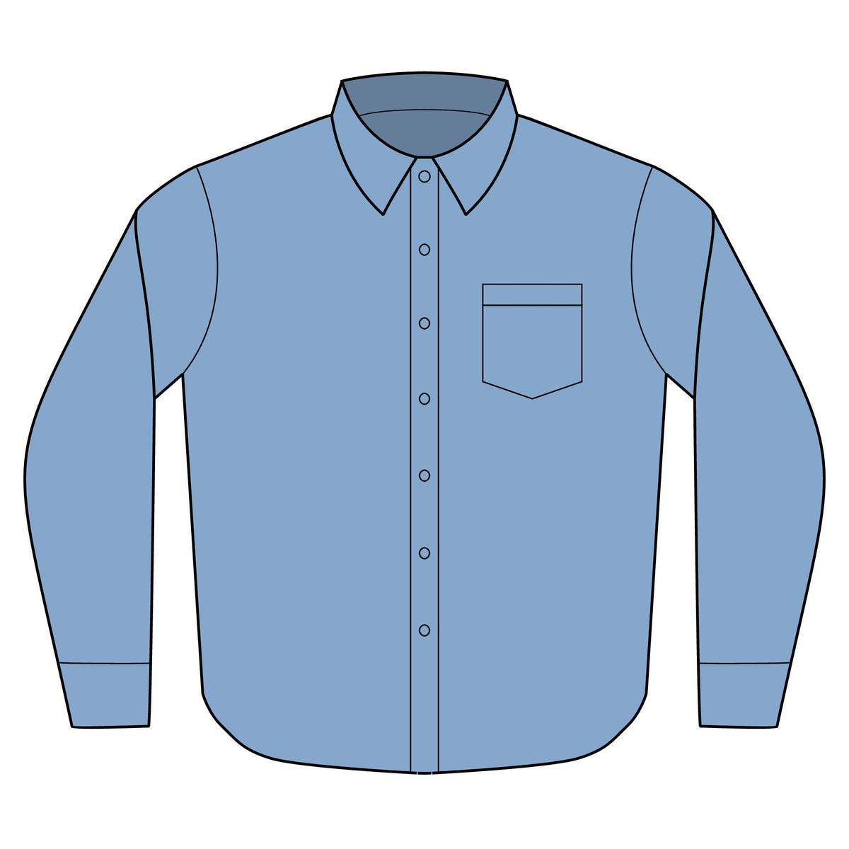 Long Sleeve Value Denim Shirt – Crab Island Radio