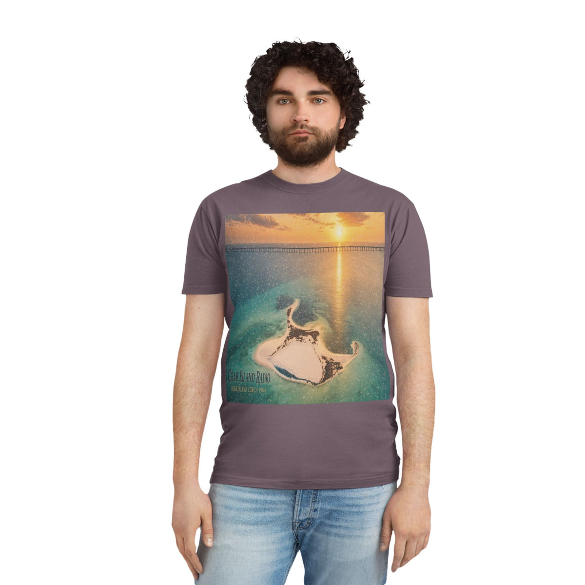 Unisex Faded Shirt – Island Sunset