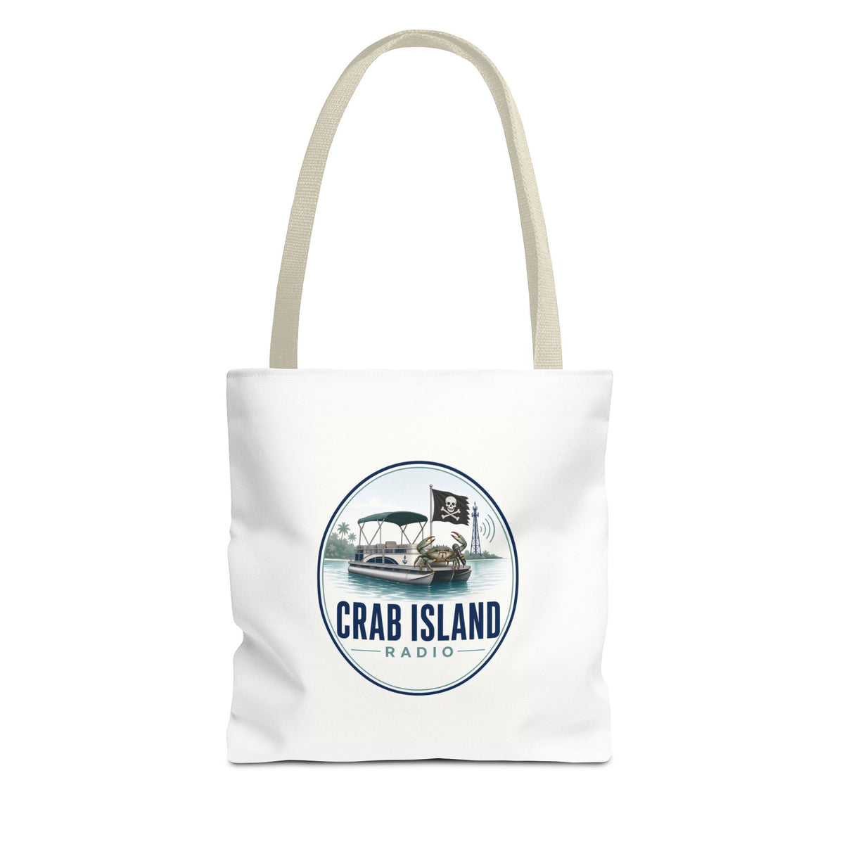 Tote Bag (AOP) – Crab Island Radio