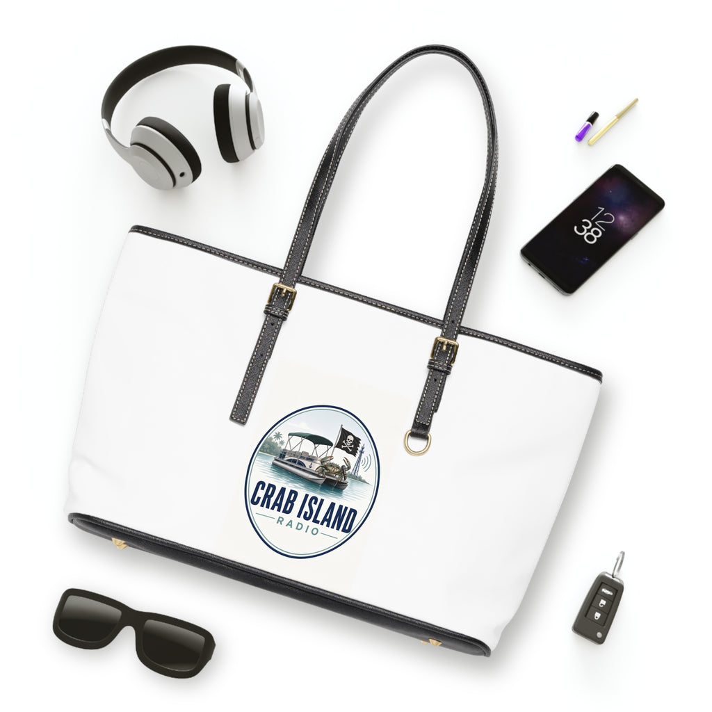 PU Leather Shoulder Bag – Crab Island Radio