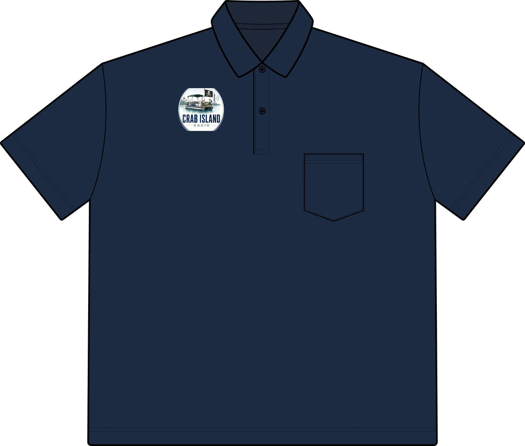 Dri-Power Pocket Sport Shirt – Crab Island Radio