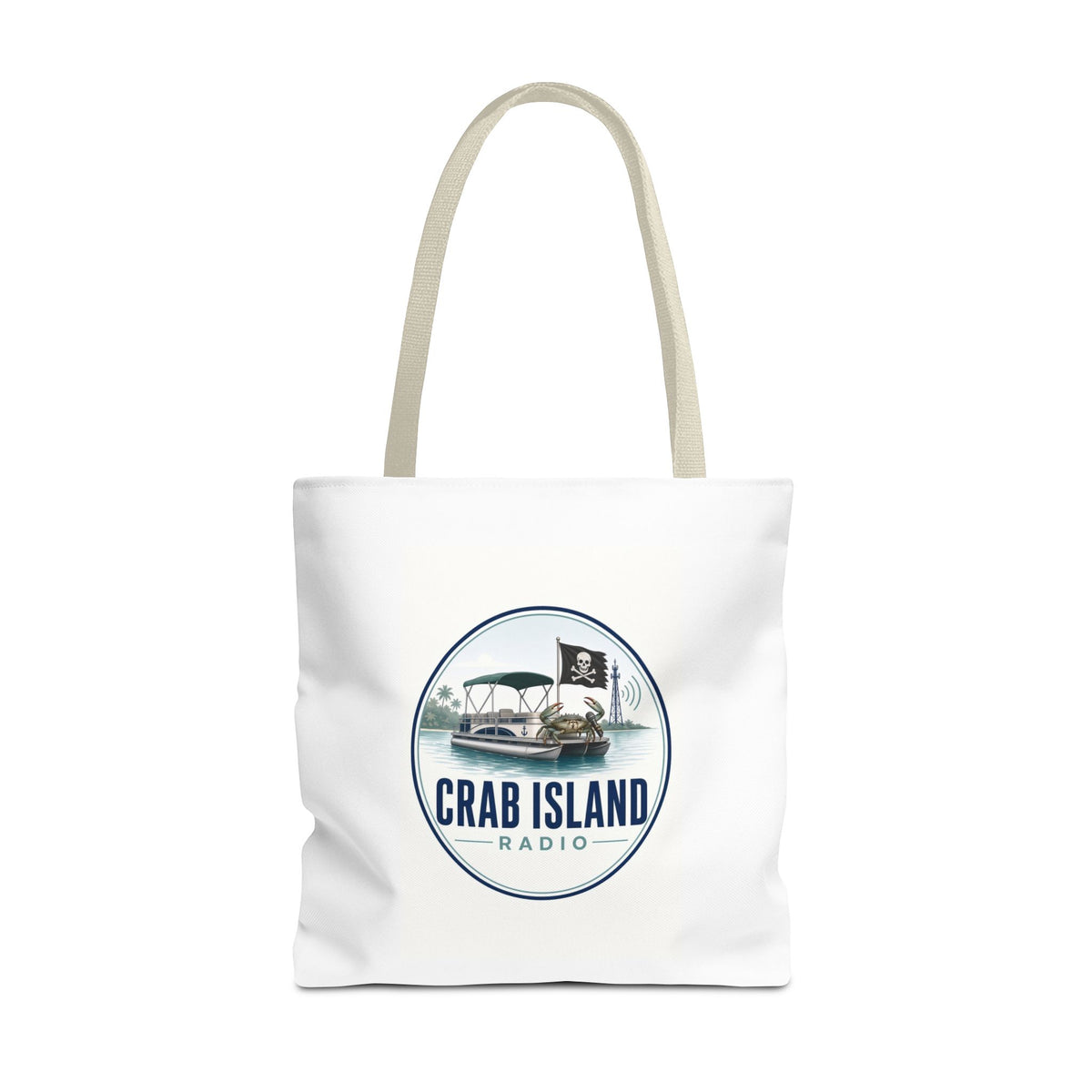 Tote Bag (AOP) – Crab Island Radio