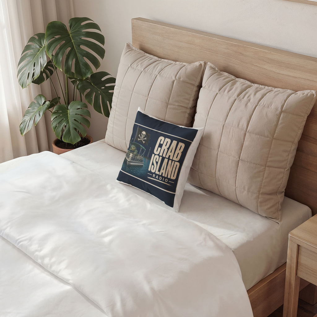 Poly Velvet Pillow – Pirate Crab