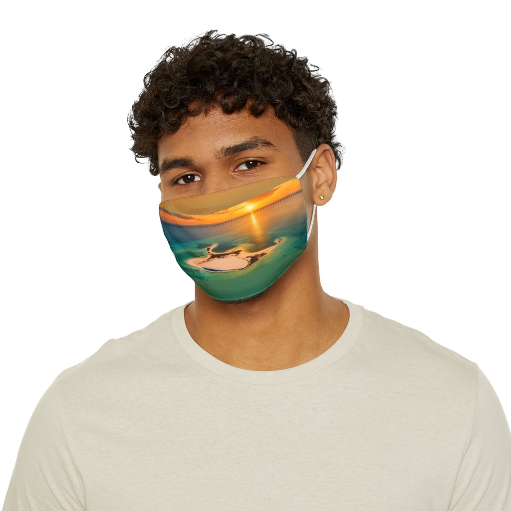 Snug-Fit Polyester Face Mask – Island Sunset