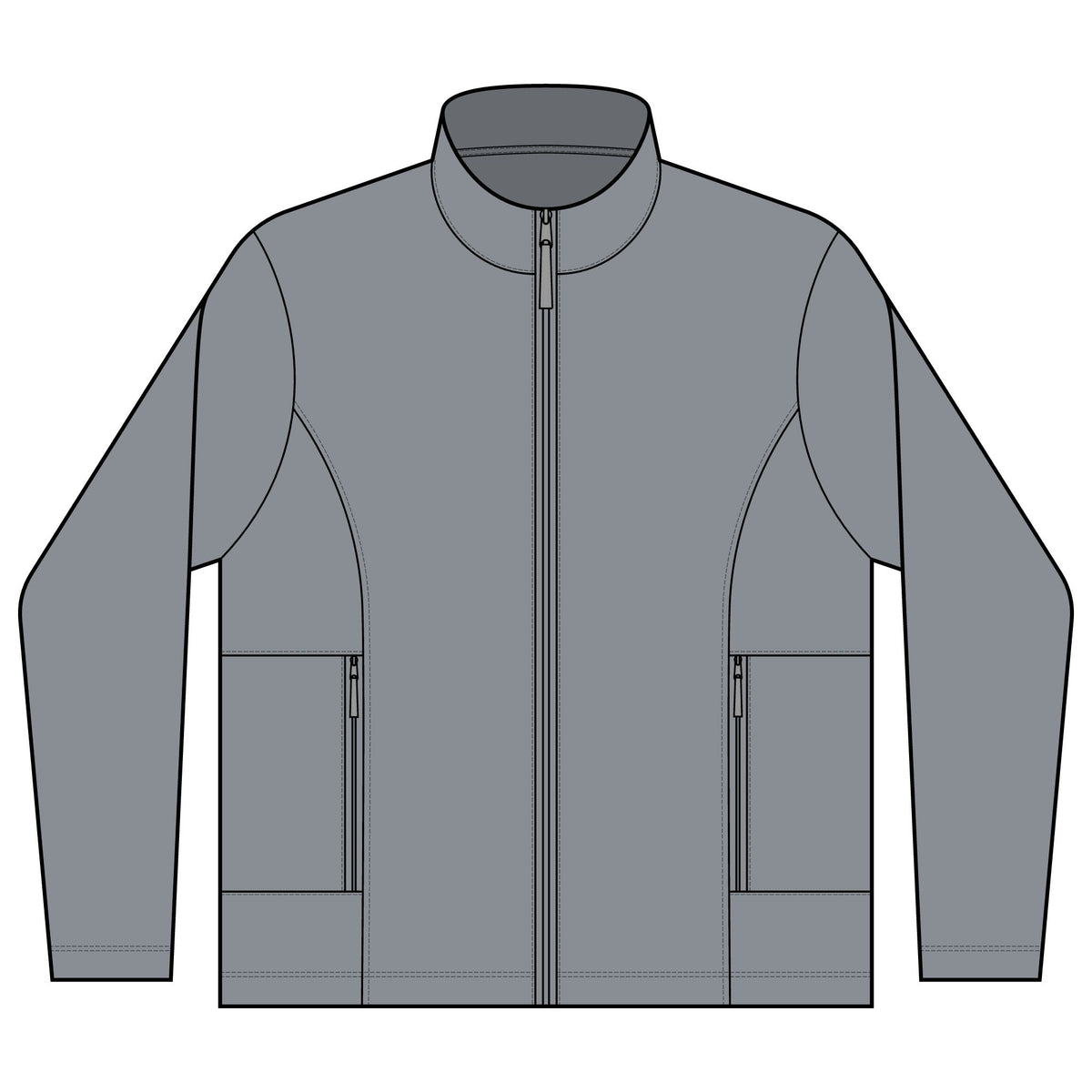 Collective Striated Fleece Jacket – Crab Island Radio