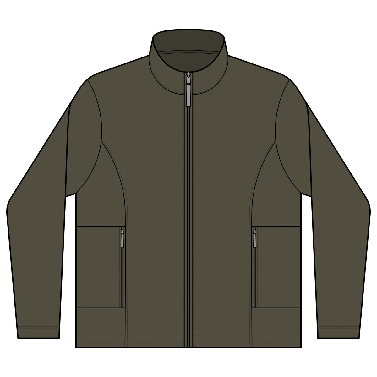 Collective Striated Fleece Jacket – Crab Island Radio