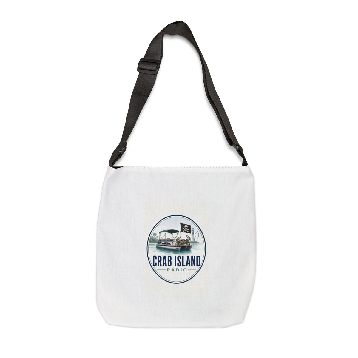 Adjustable Tote Bag (AOP) – Crab Island Radio