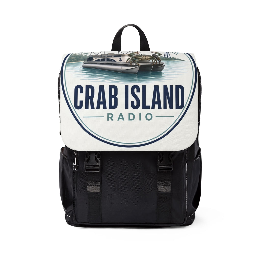 Unisex Casual Shoulder Backpack – Crab Island Radio