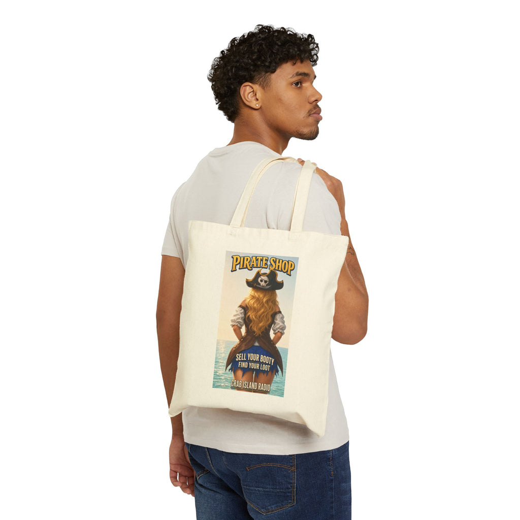Crab Island Radio Pirate Shop Tote