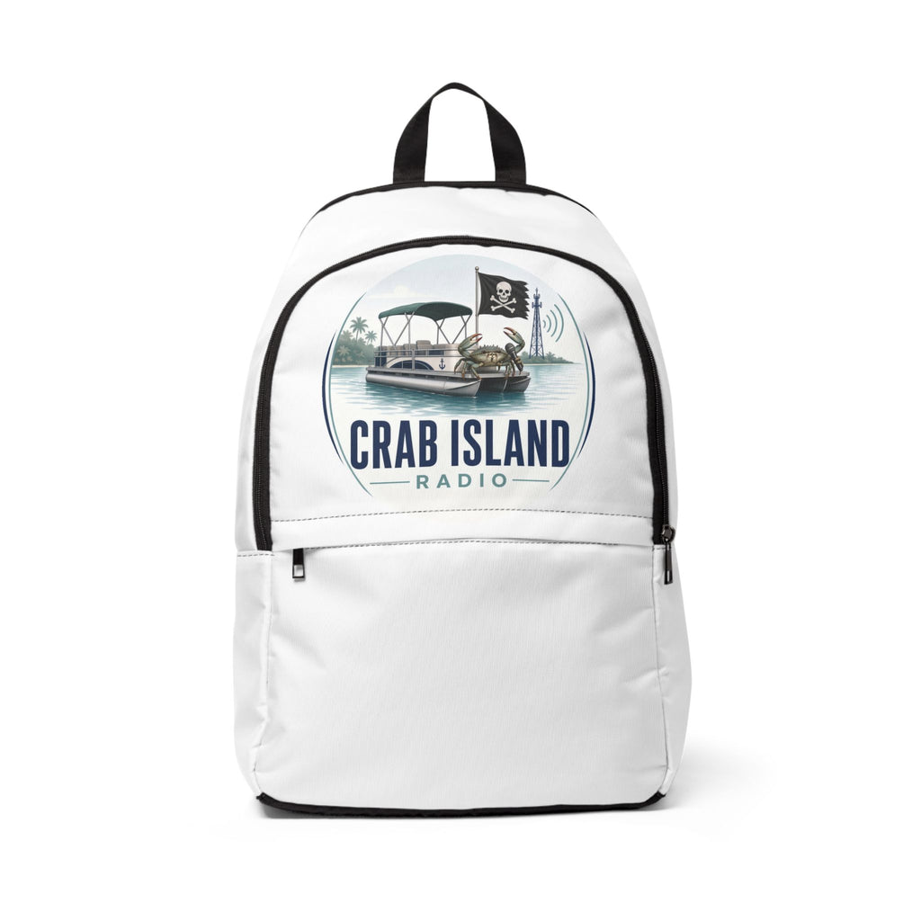Unisex Fabric Backpack – Crab Island Radio