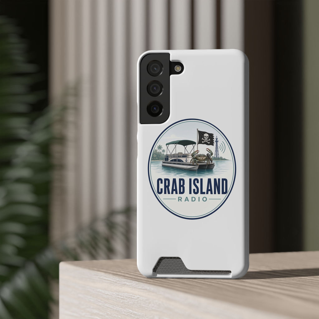 Phone Case With Card Holder – Crab Island Radio