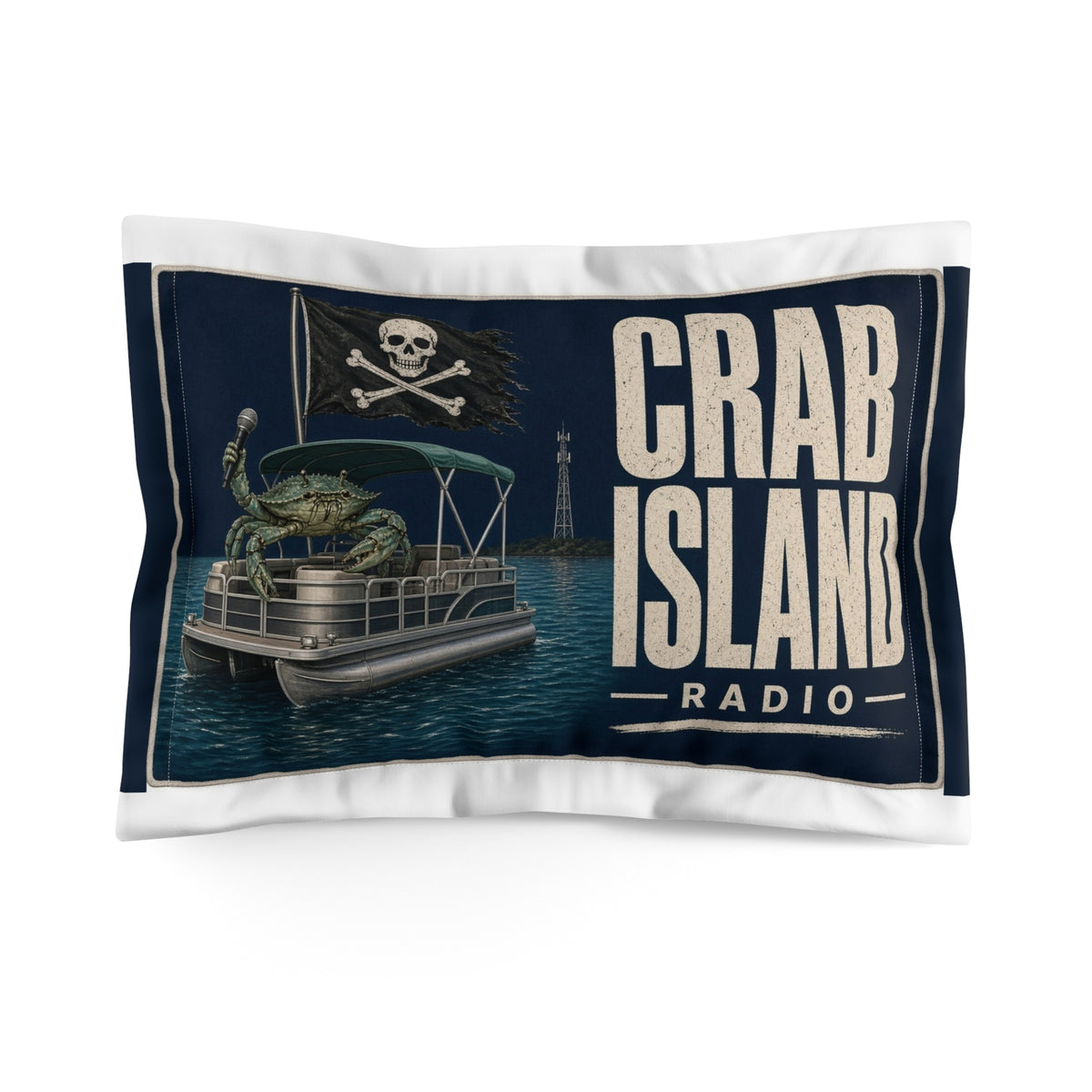 Microfiber Pillow Sham – Pirate Crab