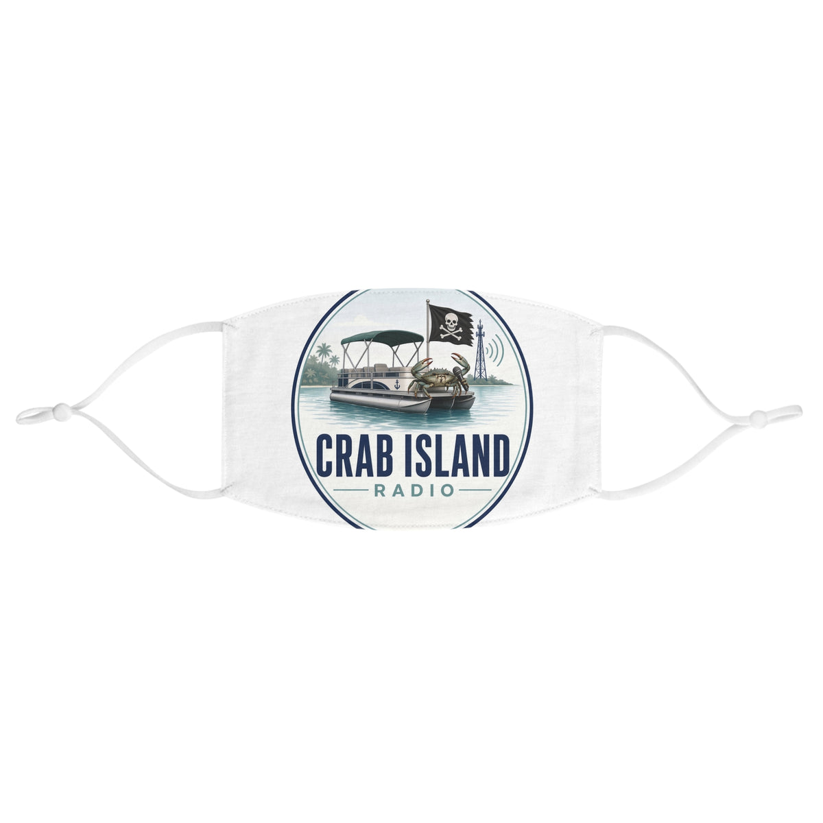 Fabric Face Mask – Crab Island Radio