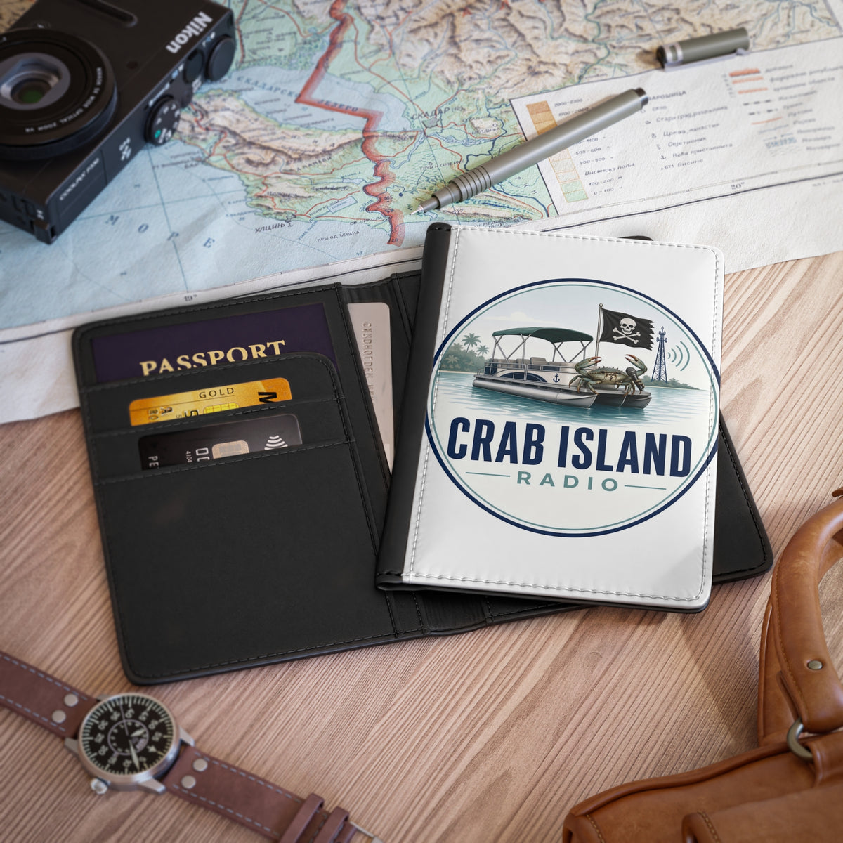 Passport Cover – Crab Island Radio