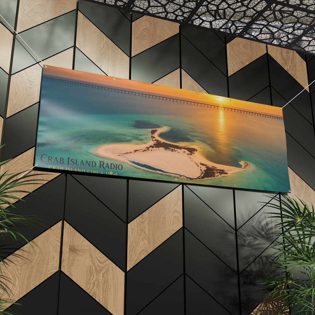 Matte Banner – Island Sunset