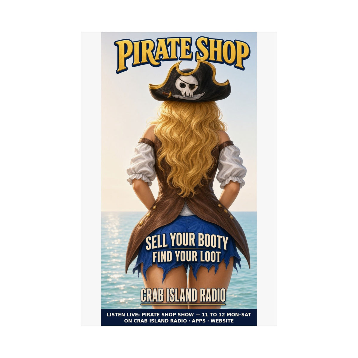 Crab Island Radio Pirate Shop Show Poster