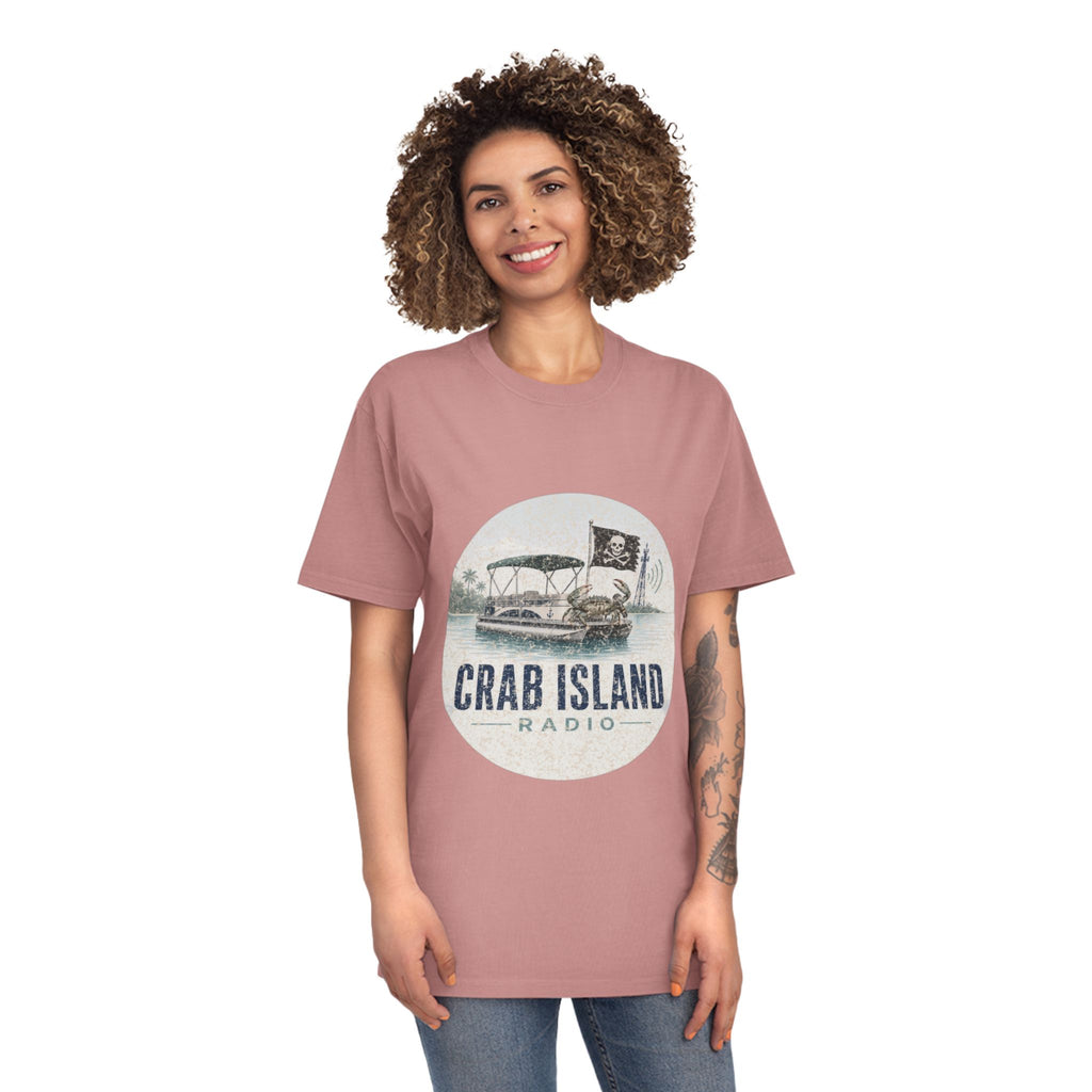 Unisex Faded Shirt – Crab Island Radio