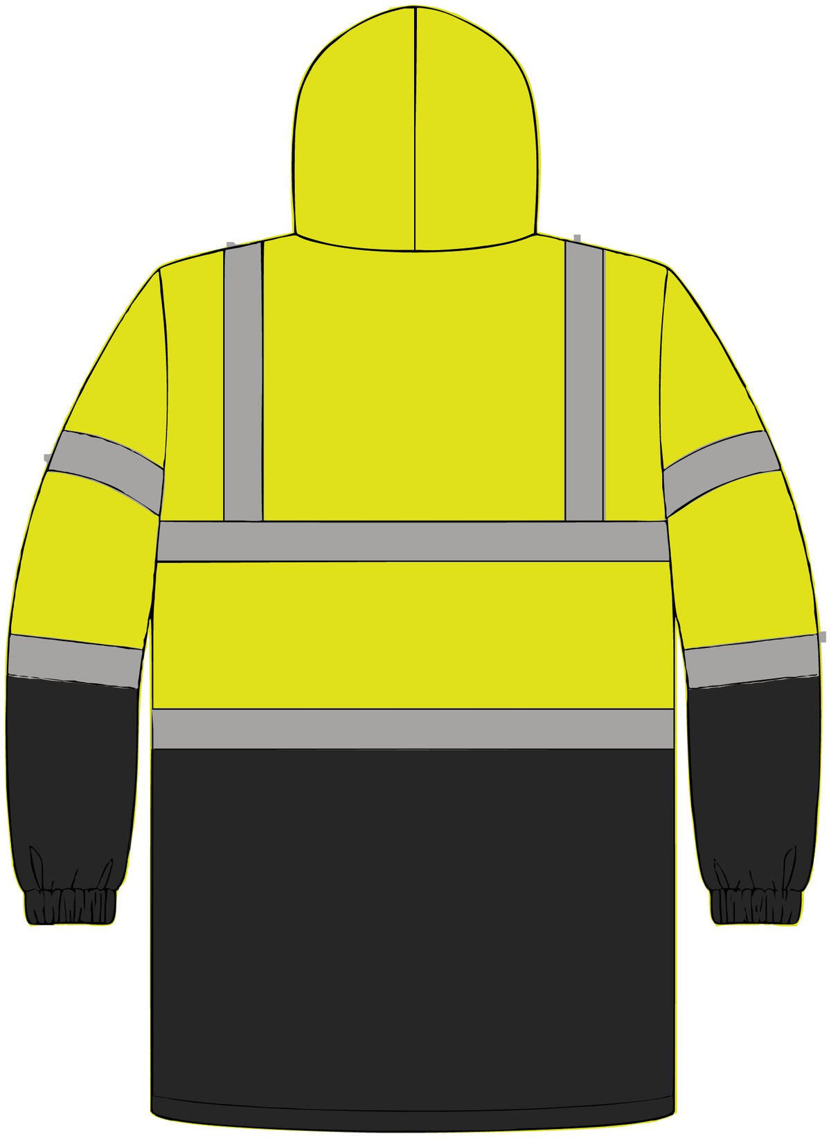 ANSI 107 Class 3 Safety Heavyweight Parka – Crab Island Radio