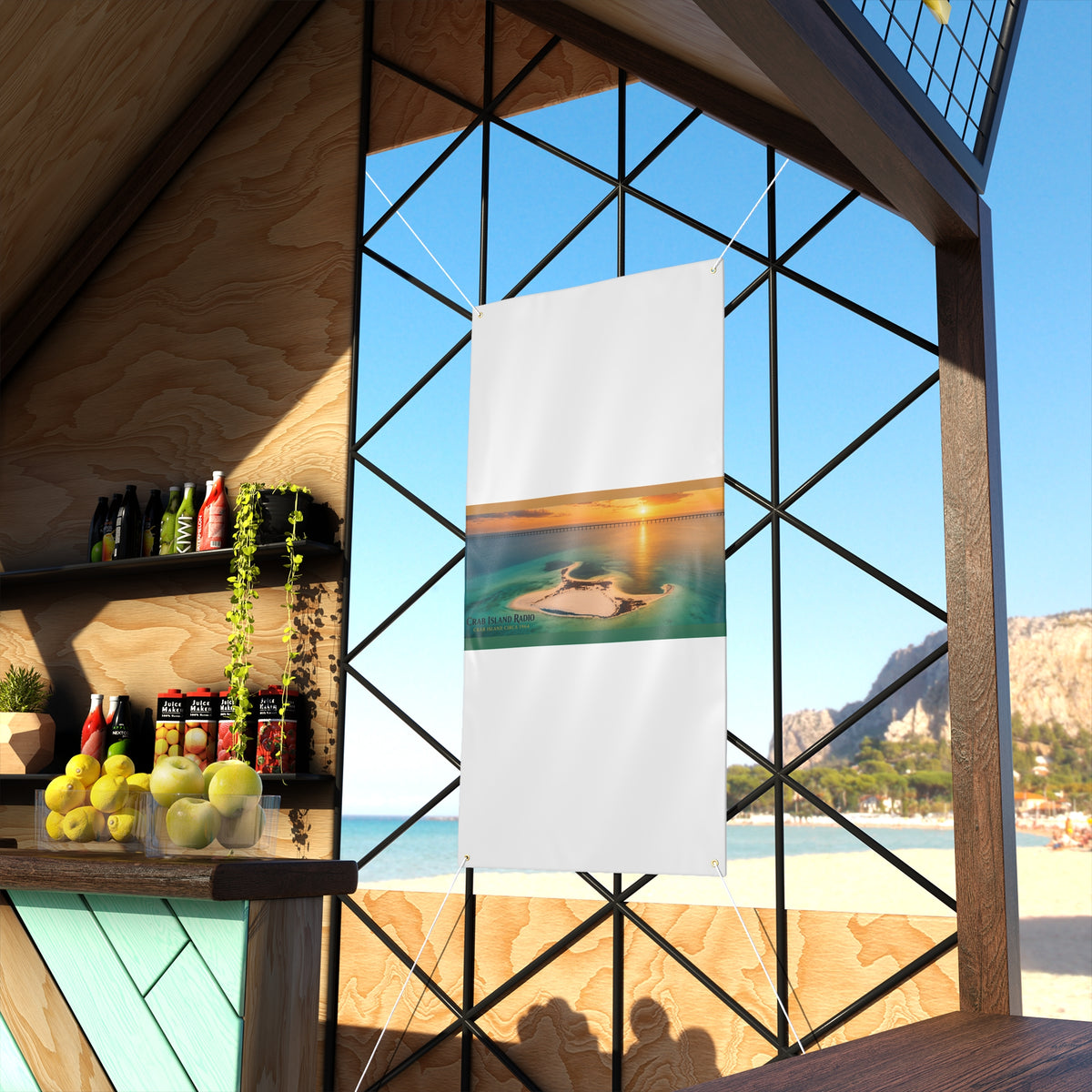 Matte Banner – Island Sunset