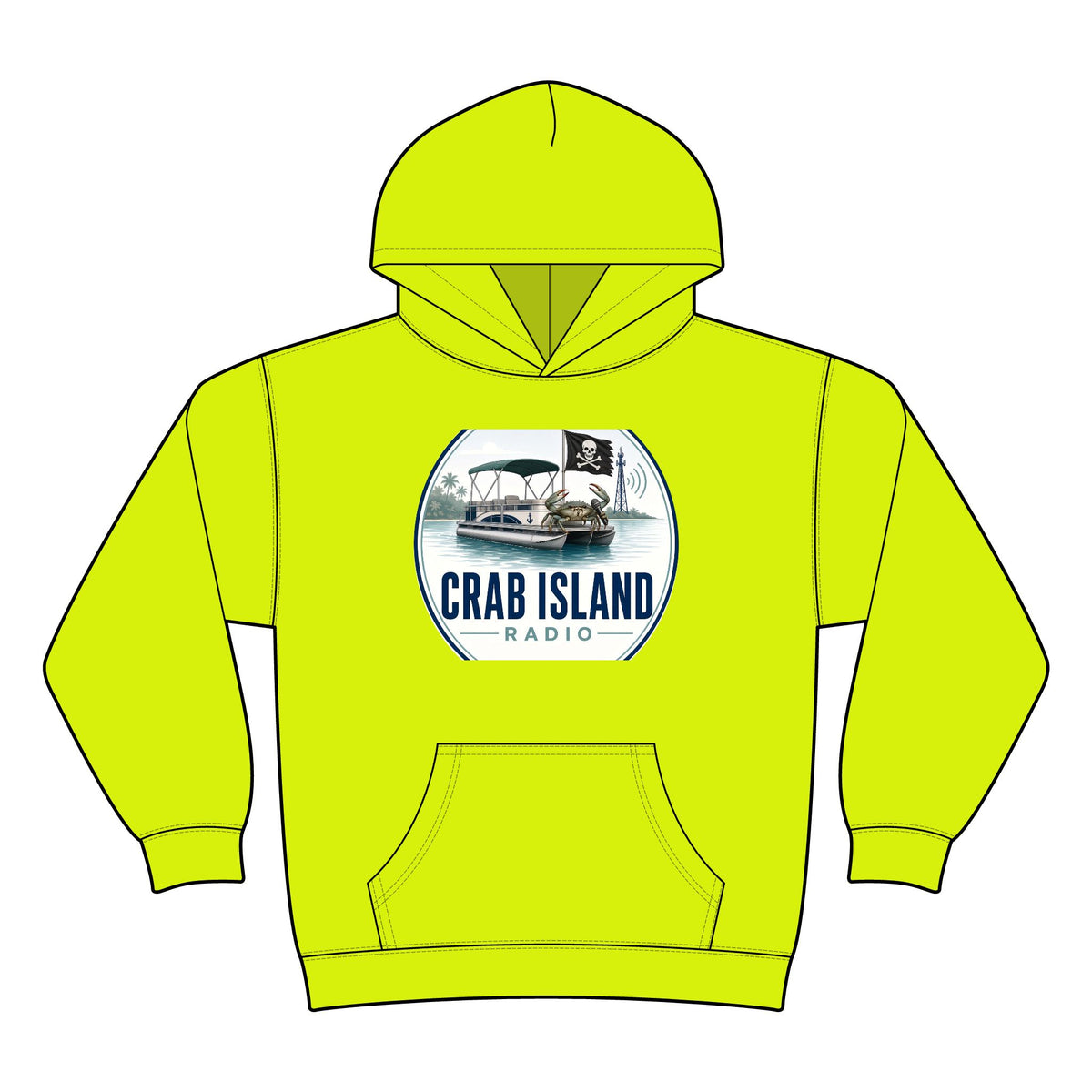 Stencil Safety Hood – Crab Island Radio