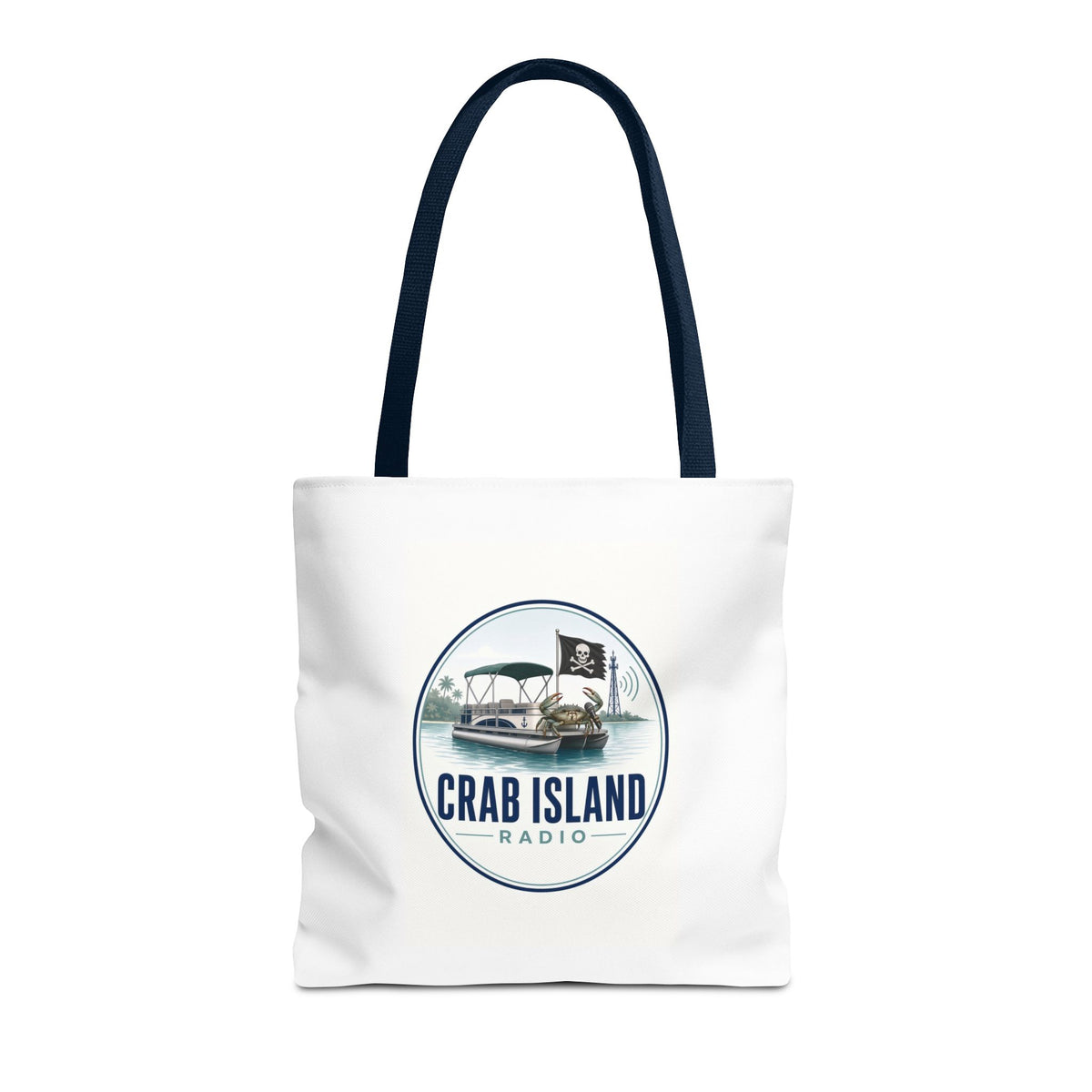 Tote Bag (AOP) – Crab Island Radio