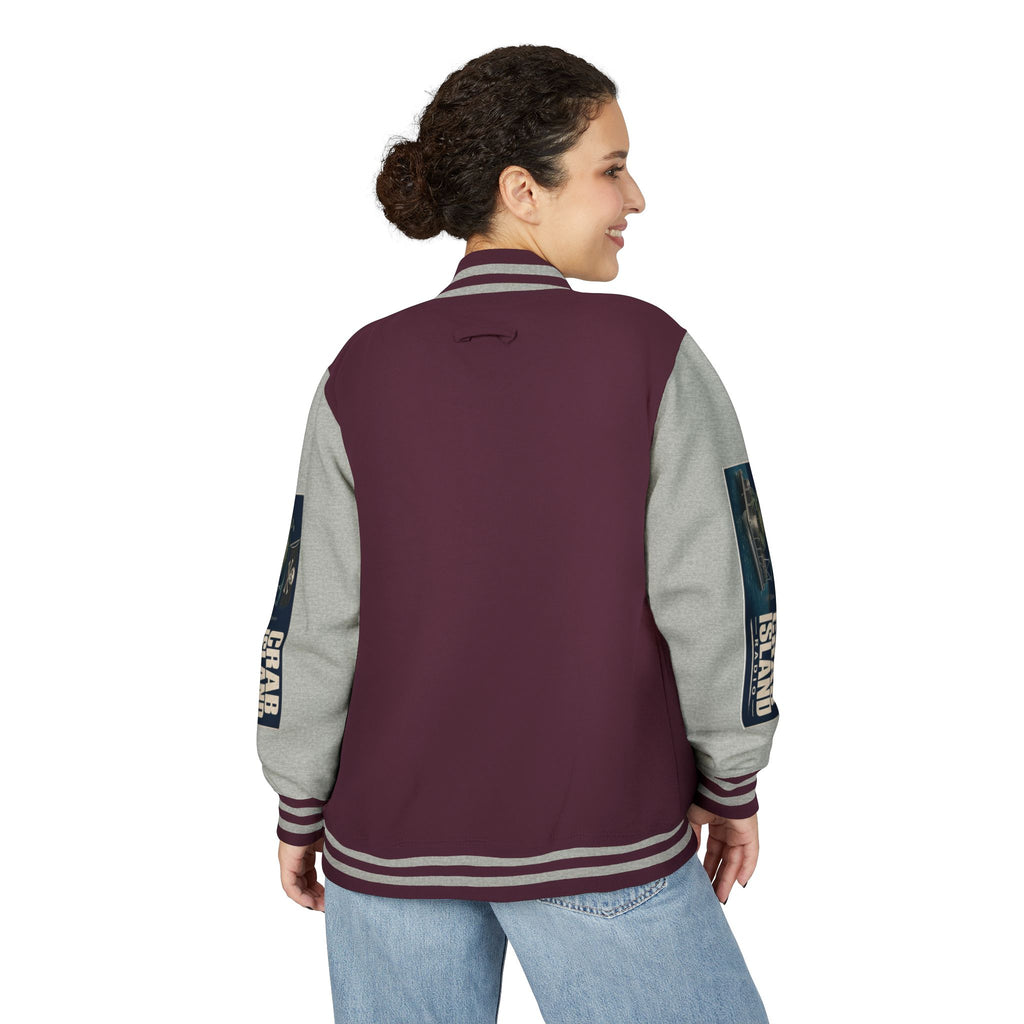 Unisex Heavyweight Letterman Jacket – Crab Island Radio