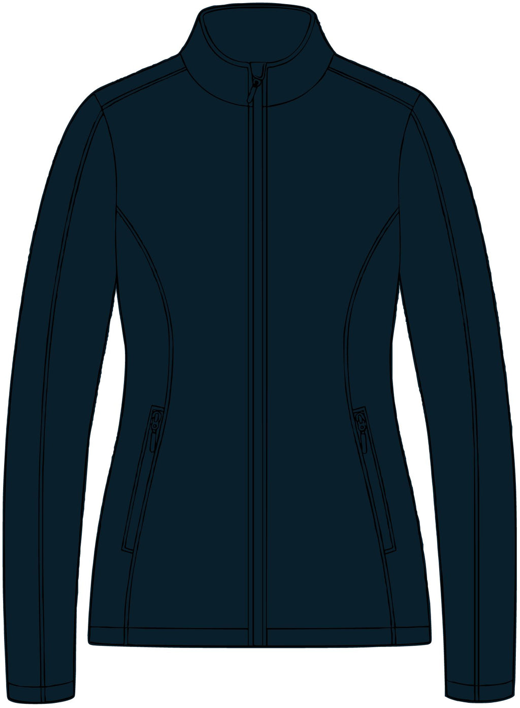 Women's Cruise Two-Layer Fleece Bonded Soft Shell Jacket – Crab Island Radio