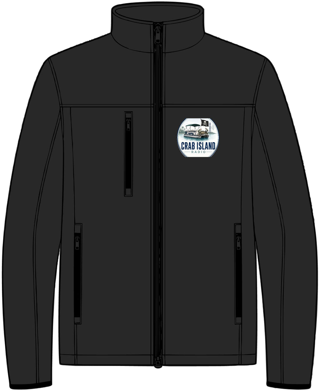 Tall Glacier Soft Shell Jacket – Crab Island Radio