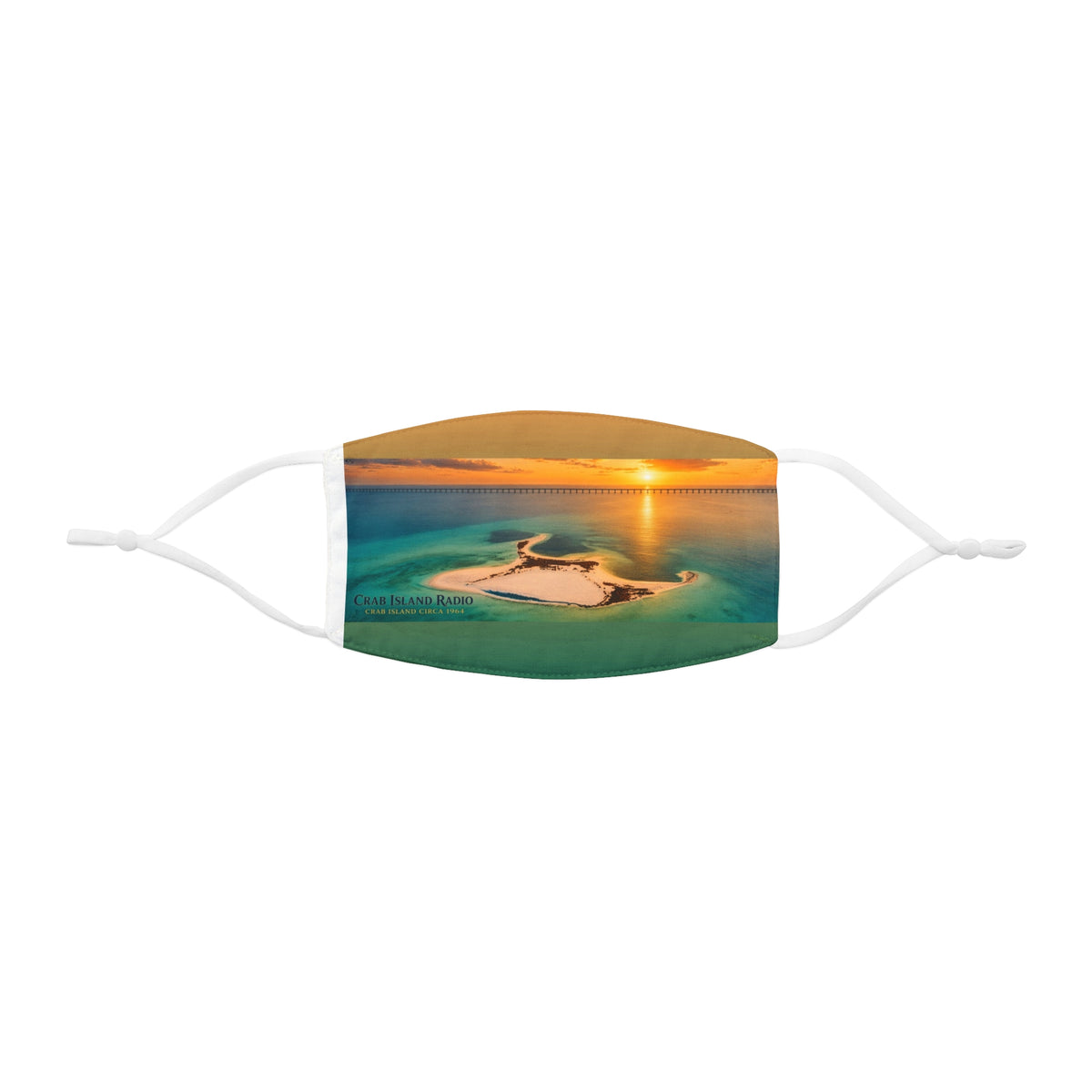 Snug-Fit Polyester Face Mask – Island Sunset