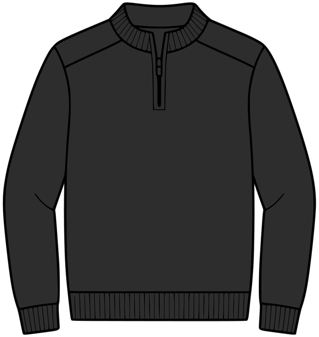 1/4-Zip Sweater – Crab Island Radio