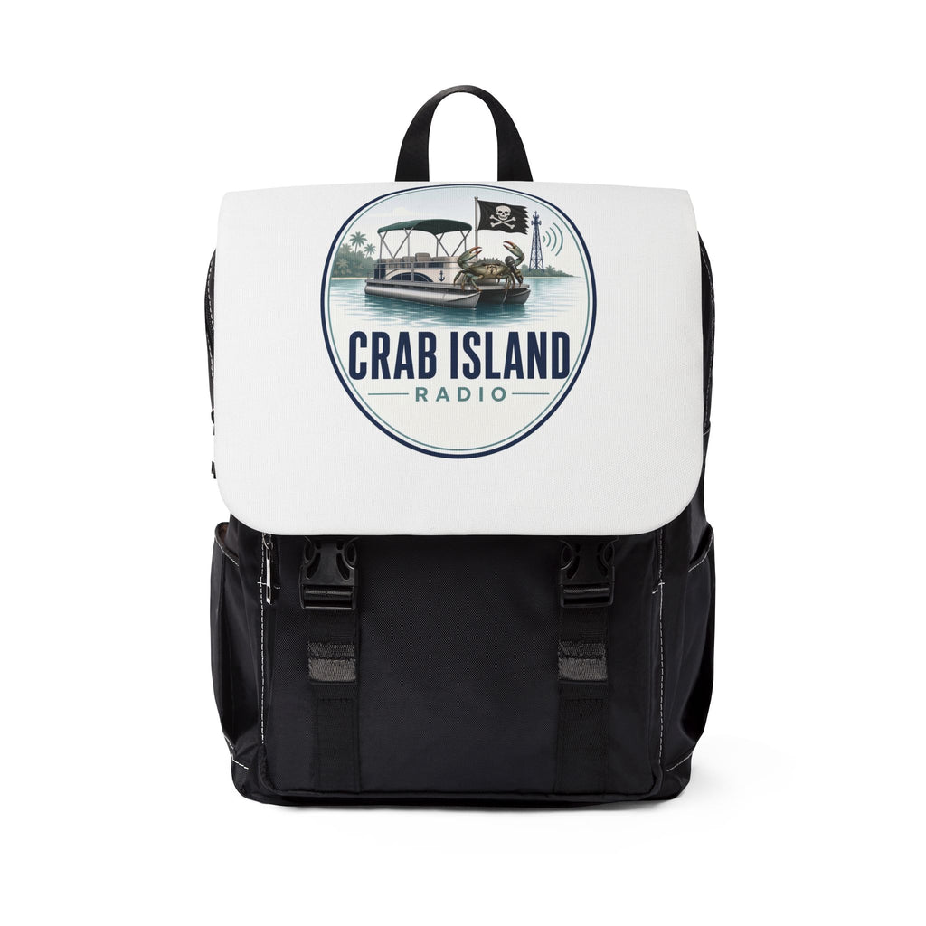 Unisex Casual Shoulder Backpack – Crab Island Radio