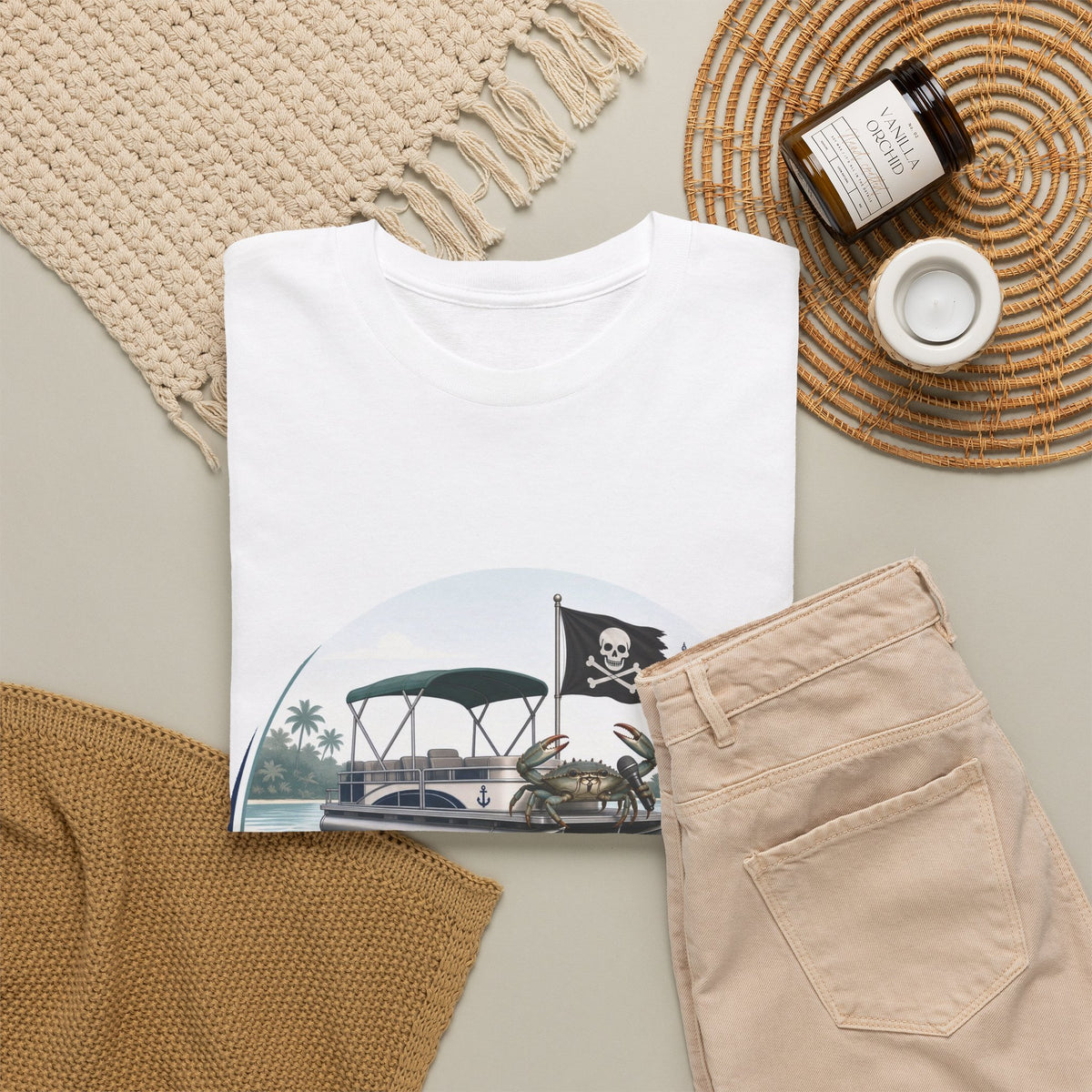 Crab Island Radio — Coffee Pot Jog Tee
