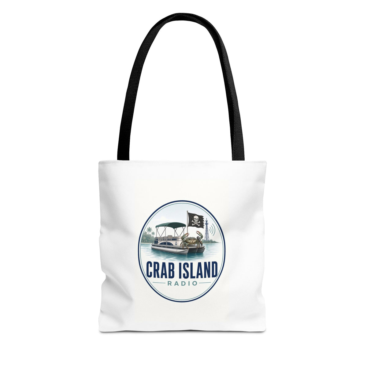 Tote Bag (AOP) – Crab Island Radio