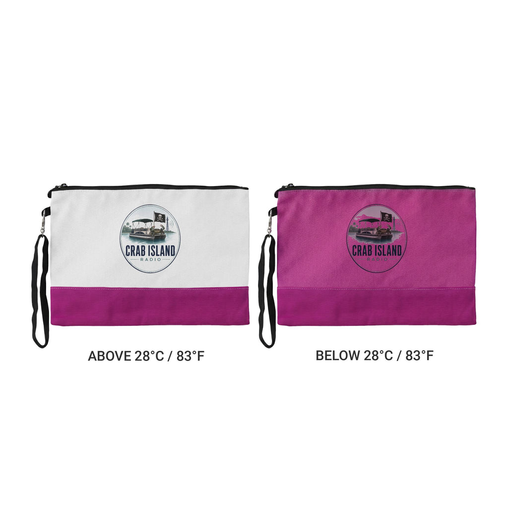 Thermochromic Cosmetic Bag – Crab Island Radio