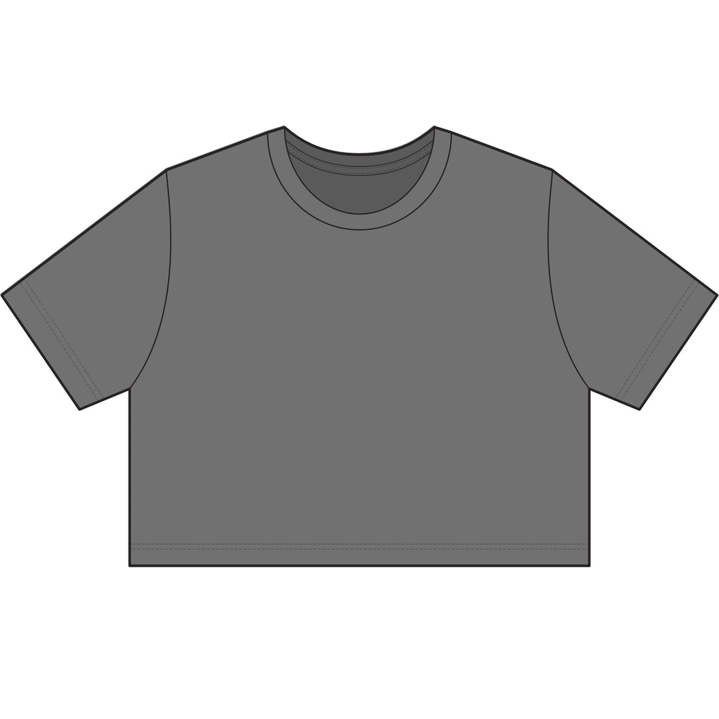 Women's Stone Wash Heavy Crop – Island Sunset