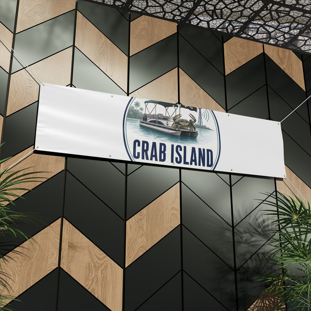 Matte Banner – Crab Island Radio